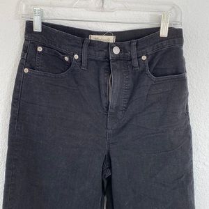 Madewell wide leg capri jeans
